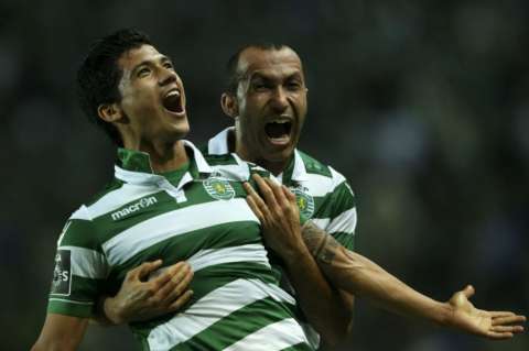 Fredy Montero marcó el gol del triunfo para el Sporting de Lisboa