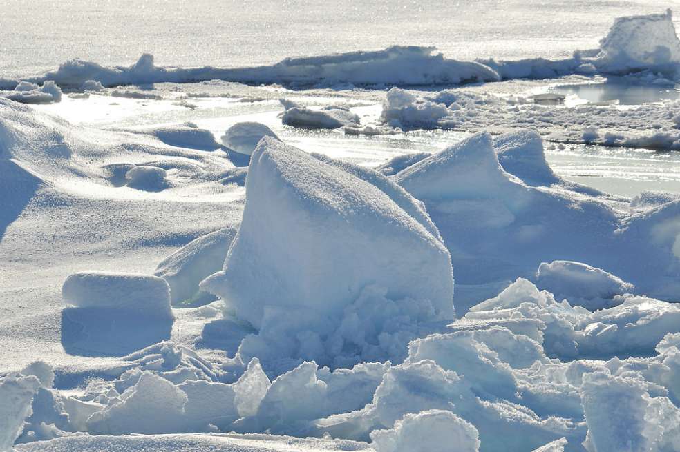 El hielo marino ártico alcanzó 14,42 millones de kilómetros cuadrados el 7 de marzo, su superficie máxima para el invierno de 2017. / U.S. Geological Survey