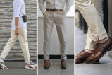5 ideas para combinar pantalones beige de hombre para la oficina