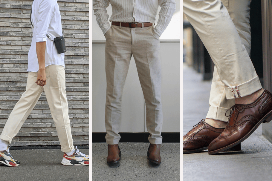 Pantalones beige