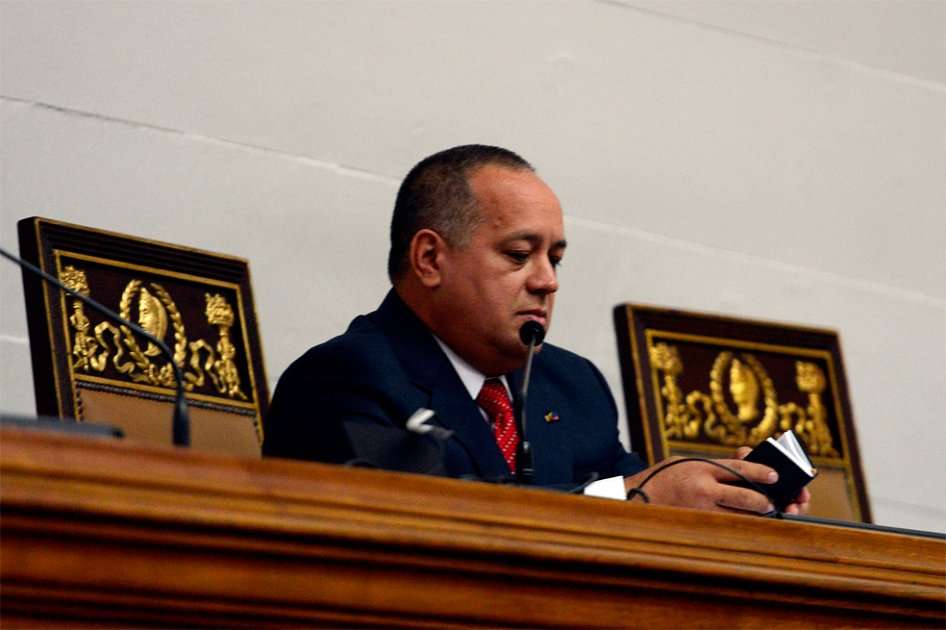 Diosdado Cabello estará al menos un año más al frente del parlamento venezolano / AFP 