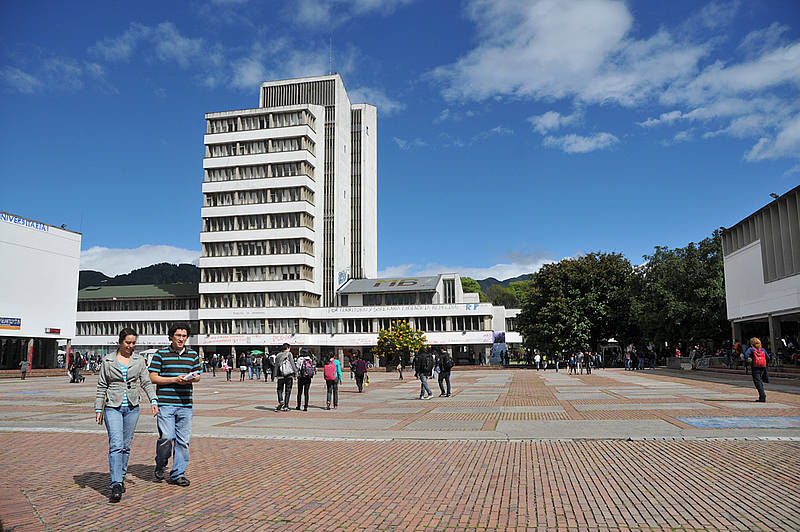 La sede de Bogotá de a Universidad Nacional había cerrado sus puertas desde el pasado jueves 22 de noviembre. / Twitter/ Blu radio