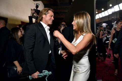 Brad Pitt y Jennifer Aniston, juntos de nuevo en los Premios SAG 2020