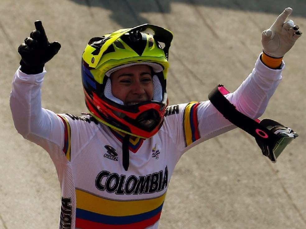 Mariana Pajón, bicicrosista colombiana. / Archivo