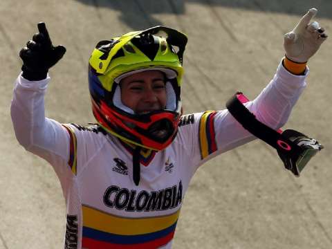Mariana Pajón, cuarta en Copa Mundo de Manchester