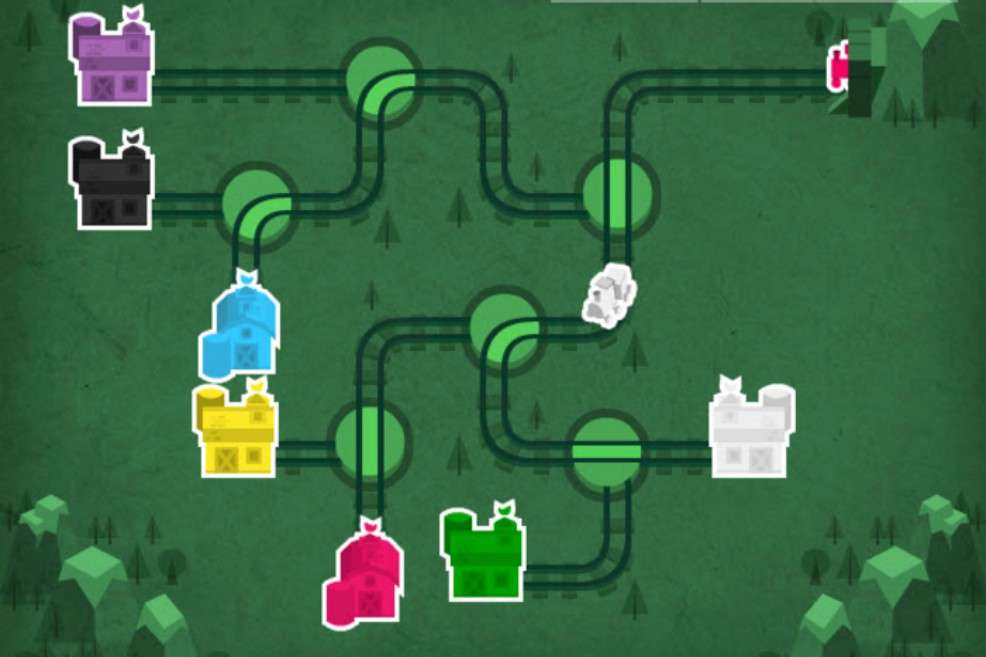 Imagen de un juego de la empresa Lumosity.