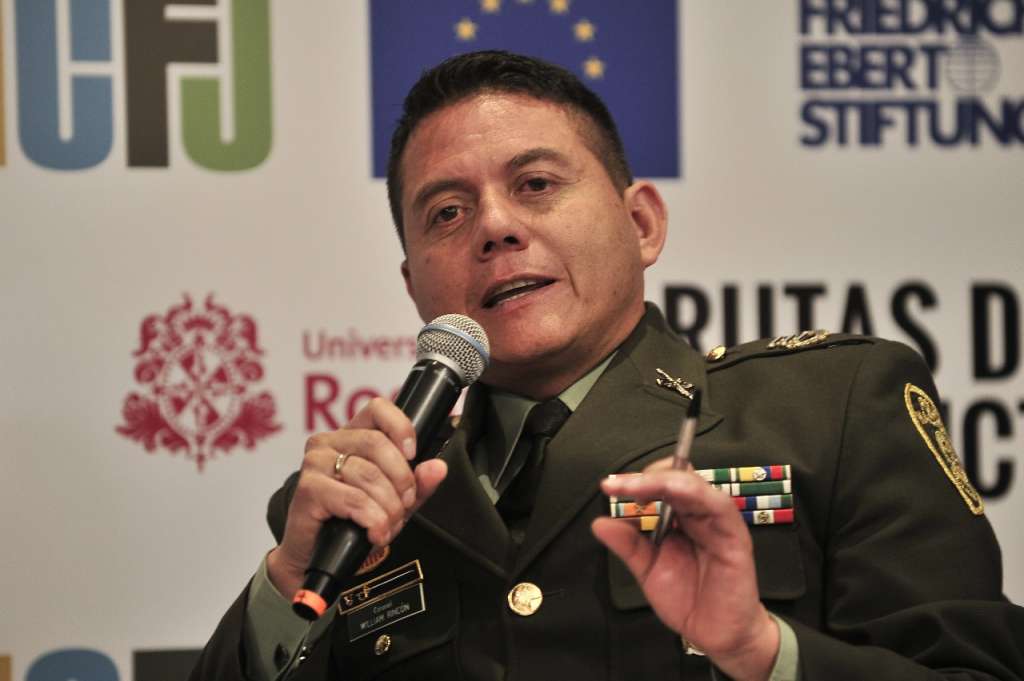 Coronel William Rincón Zambrano, coordinador del Cuerpo Élite de la Policía Nacional. / Óscar Pérez - El Espectador.