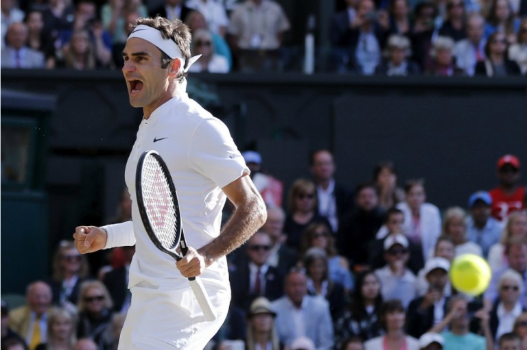 Sin Murray ni Djokovic, Federer se pone el traje de favorito en Wimbledon