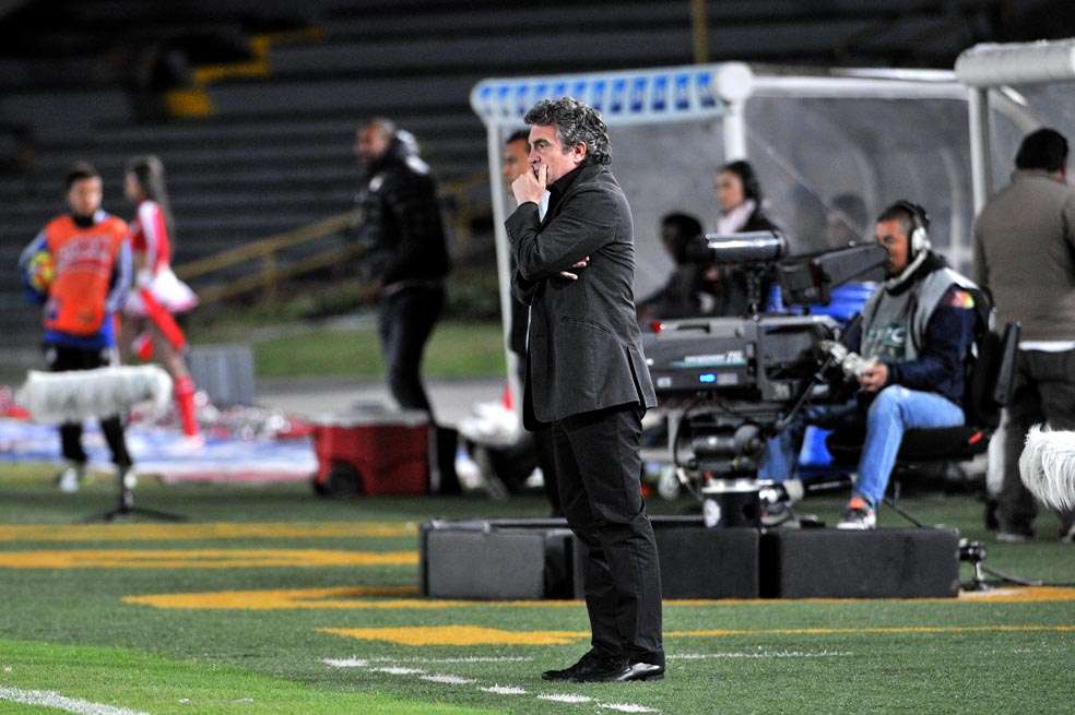 El español Juan Manuel Lillo, en el clásico del pasado domingo. / Cristian Garavito