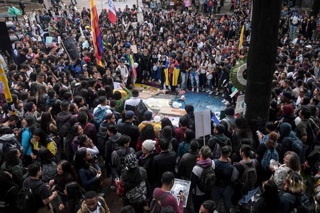El Comité Nacional de Paro convoca a la ciudadanía para continuar con las movilizaciones. / Mauricio Alvarado - El Espectador.