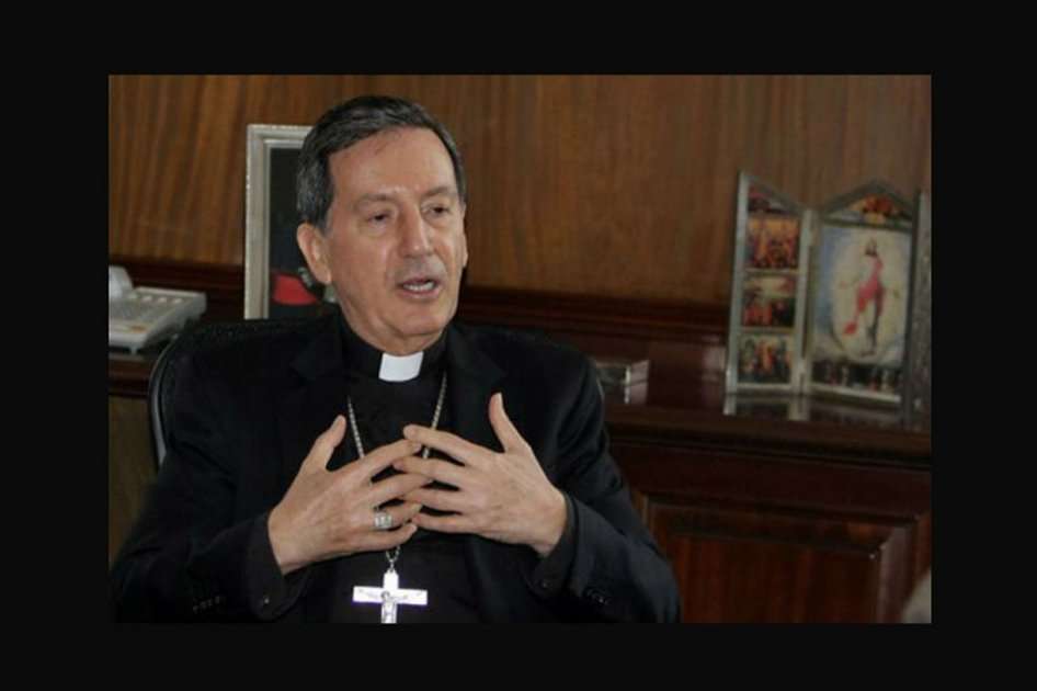 El presidente de la Conferencia Episcopal, cardenal Rubén Salazar.