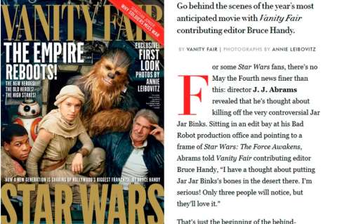 Revelan detalles de los nuevos personajes de "Star Wars"