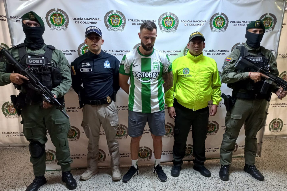 Alias Dips, ciudadano inglés capturado en Medellín por sus nexos con el Clan del Golfo.