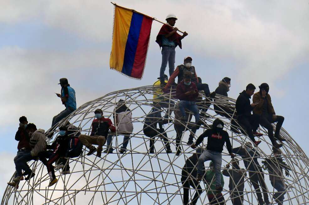 En 2019 Ecuador fue escenario de protestas contra una medida del gobierno de Lenin Moreno. Un informe habla de abusos a los manifestantes. / AFP