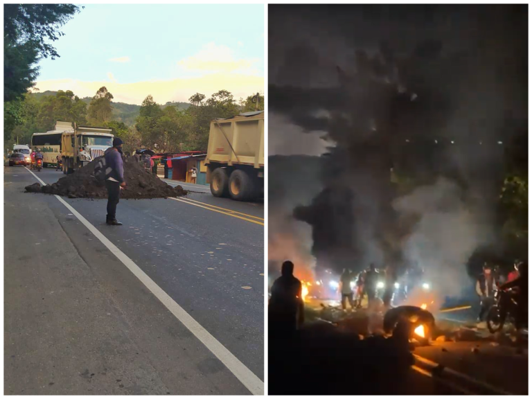 Comunidades indígenas bloquearon vía Panamericana entre Cali y Popayán