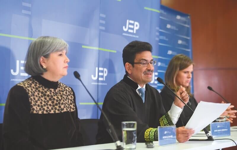 De acuerdo con esta justicia, la seguridad de las víctimas, sus representantes legales y quienes se someten a este tribunal es una condición esencial para que pueda cumplir con su mandato. Cortesía JEP