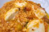 Receta para preparar risotto de tomate y mozzarella de búfala