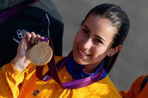 Mariana Pajón ganó medalla de oro en Londres 2012