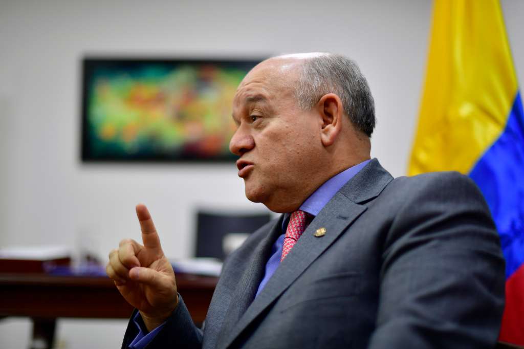 Presidente de la Corte Constitucional, en entrevista.