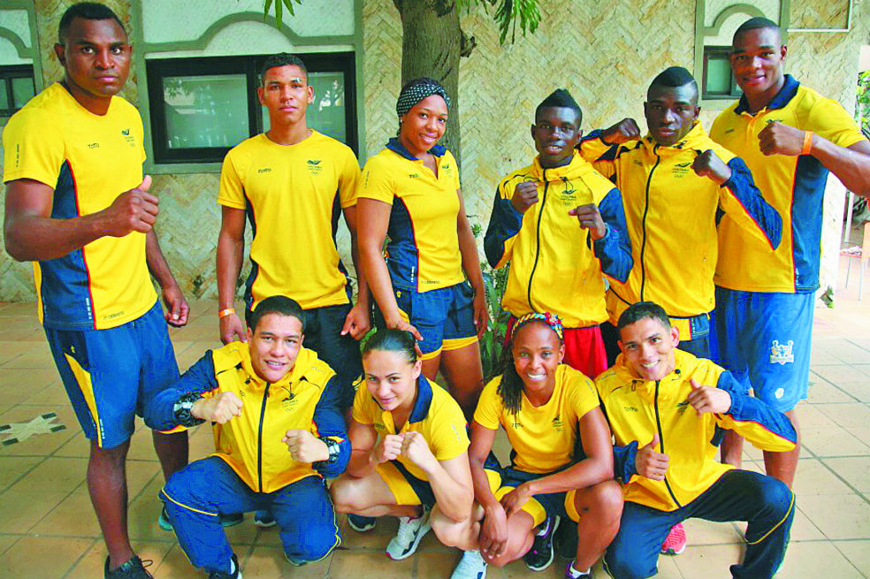 El equipo colombiano, liderado por Ingrit Valencia y Yuberjen Martínez, disputó 10 de las 13 finales del boxeo en Santa Marta 2017.
/ Coldeportes