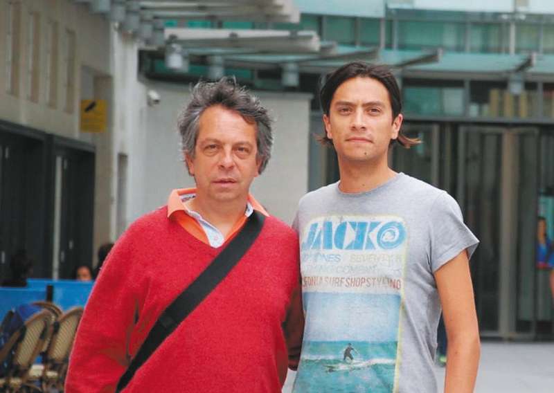 Rodrigo Pardo (1958-2024) y su hijo Daniel, autor de esta semblanza. 
/ Archivo particular