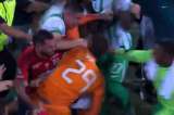 La pelea entre jugadores de Nacional y Medellín al final del clásico: video