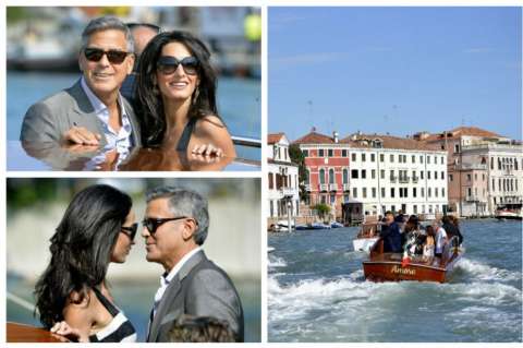 Gran expectativa en Venecia por la boda de George Clooney