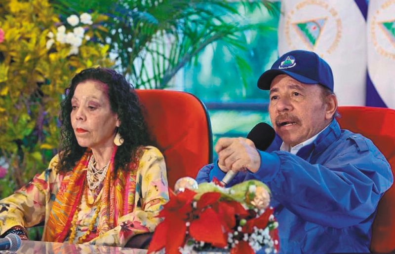 RESTRICTED TO EDITORIAL USE - MANDATORY CREDIT AFP PHOTO / PRESIDENCIA NICARAGUA - Cesar PEREZ - NO MARKETING - NO ADVERTISING CAMPAIGNS - DISTRIBUTED AS A SERVICE TO CLIENTS
/ RESTRICTED TO EDITORIAL USE - MANDATORY CREDIT AFP PHOTO / PRESIDENCIA NIC