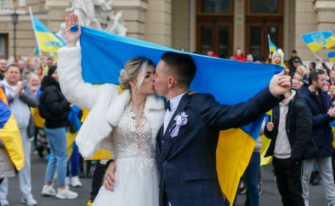 En fotos: Ucrania celebra la retoma la ciudad de Jersón