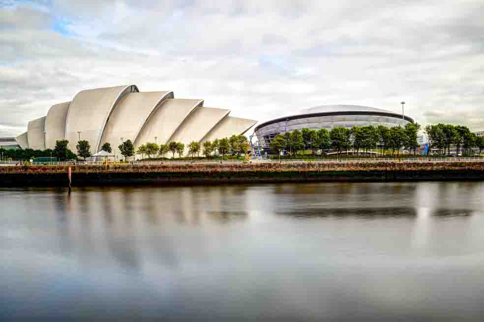 Armadillo y Hydro, un importante centro de conciertos en Escocia. / 123rf