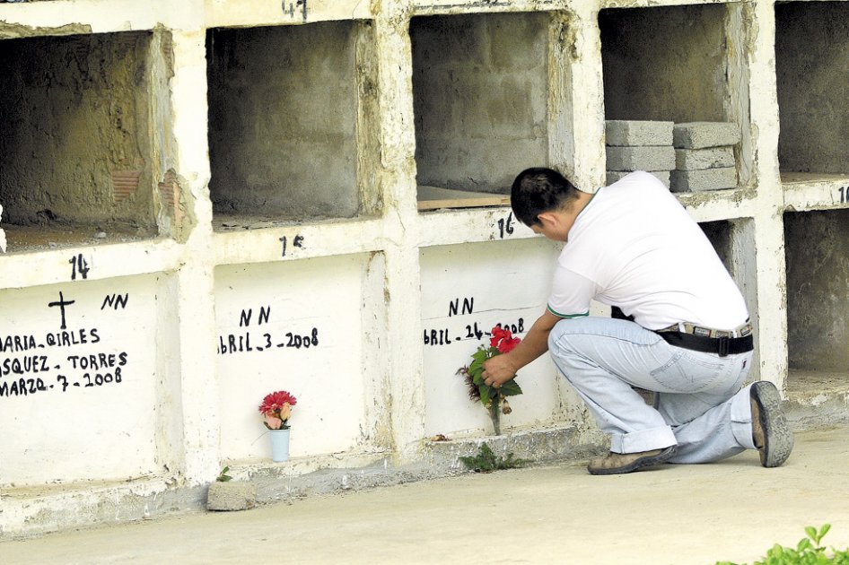 El fenómeno de los N.N. es permanente desde hace dos décadas en el cementerio de Apartadó. / Archivo - El Espectador