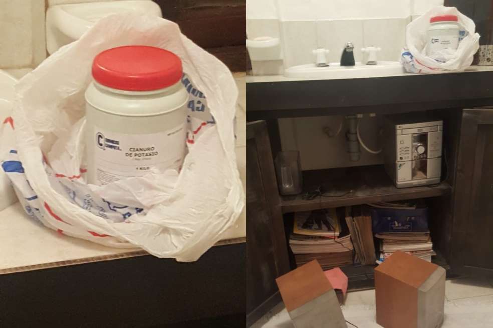El ente investigador afirma que estos elementos se encontraron en un baño auxiliar de la casa de la familia Pizano. / Fiscalía General de la Nación