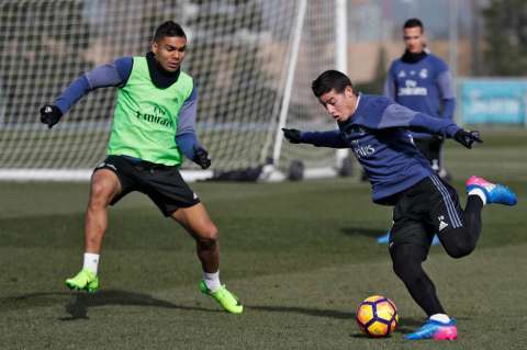 James ya está listo para volver con el Real Madrid