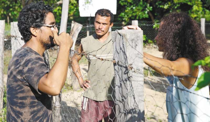 Detrás de cámaras de la grabación de la película “El Amparo”, rodada en Arauca y dirigida por Rober Calzadilla. / Cortesía