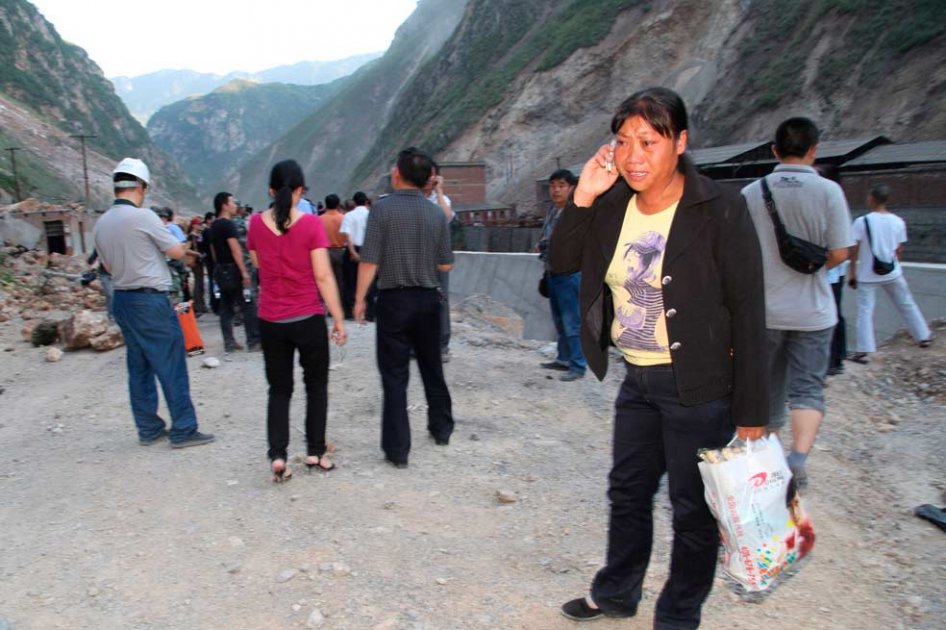 Damnificados de la provincia de Yunnan . AFP