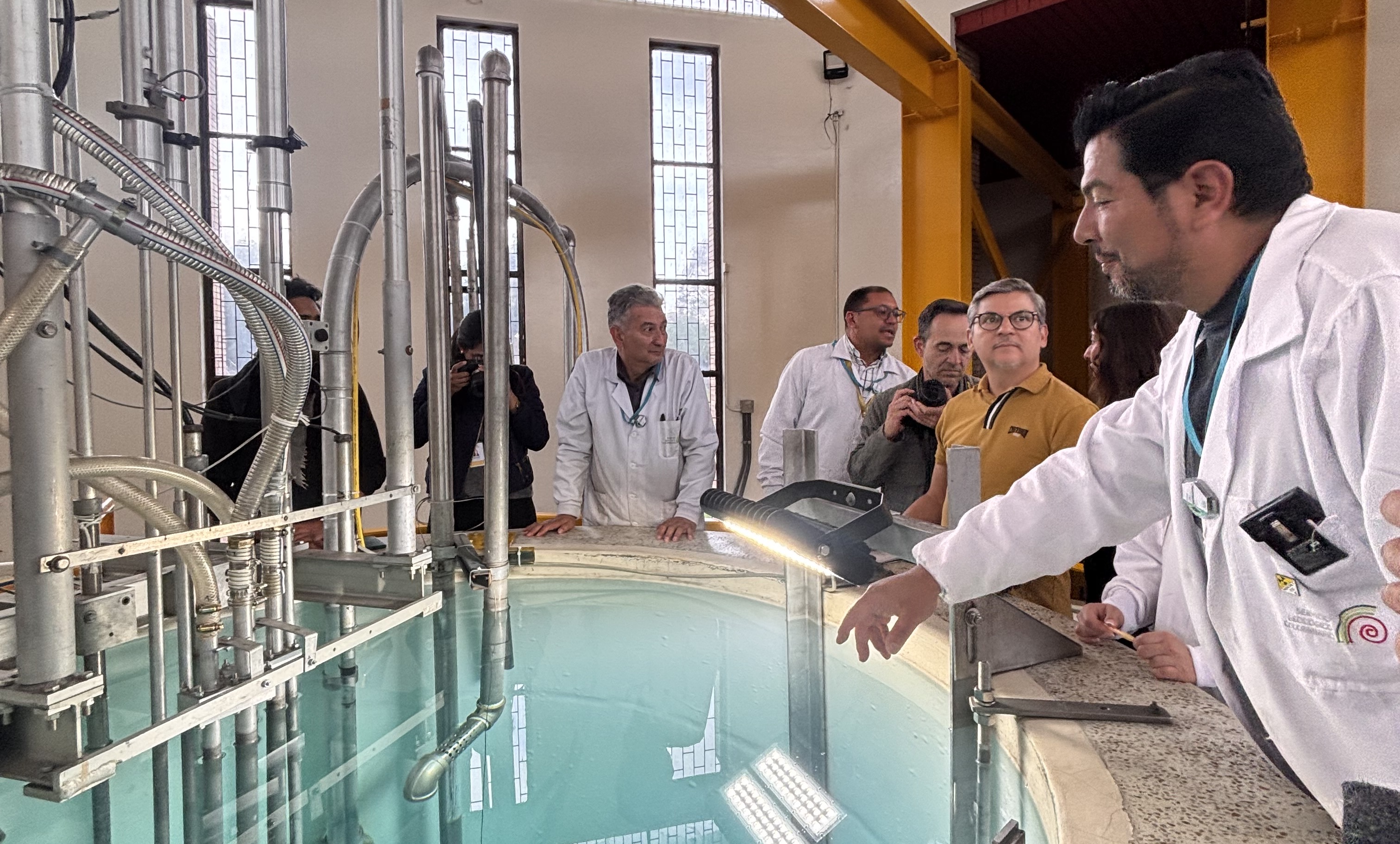 Imagen del reactor nuclear que está en Bogotá.