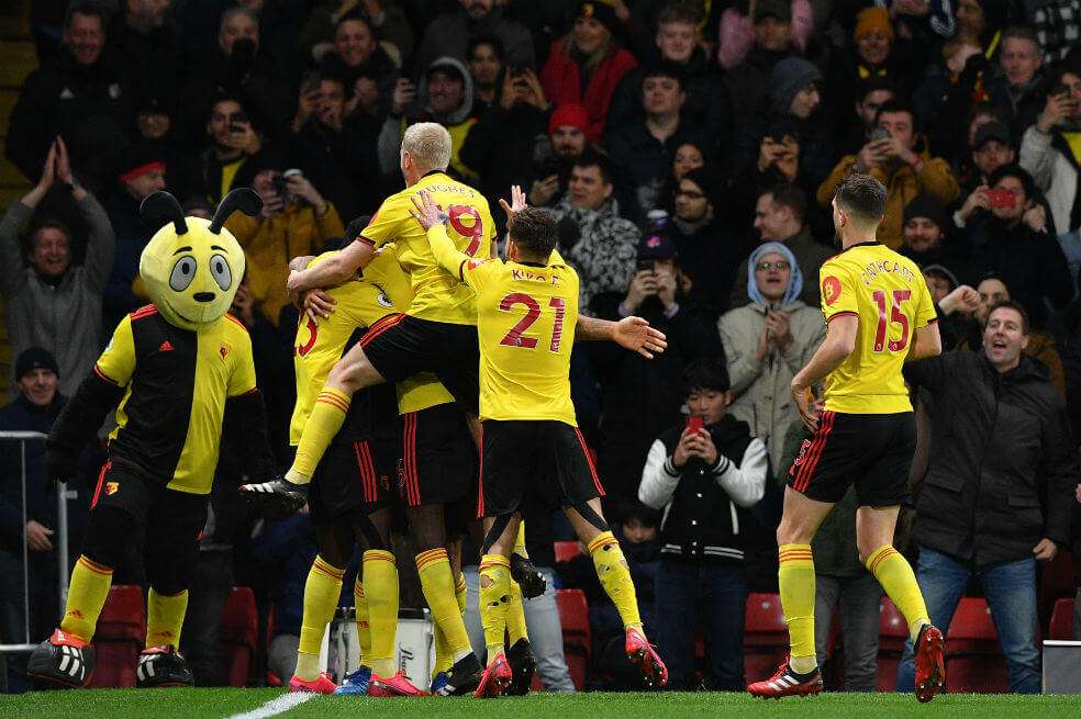 Watford fue el que le quitó el invicto a Liverpool esta temporada. / AFP