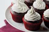 Cupcakes de chocolate para celebrar San Valentín