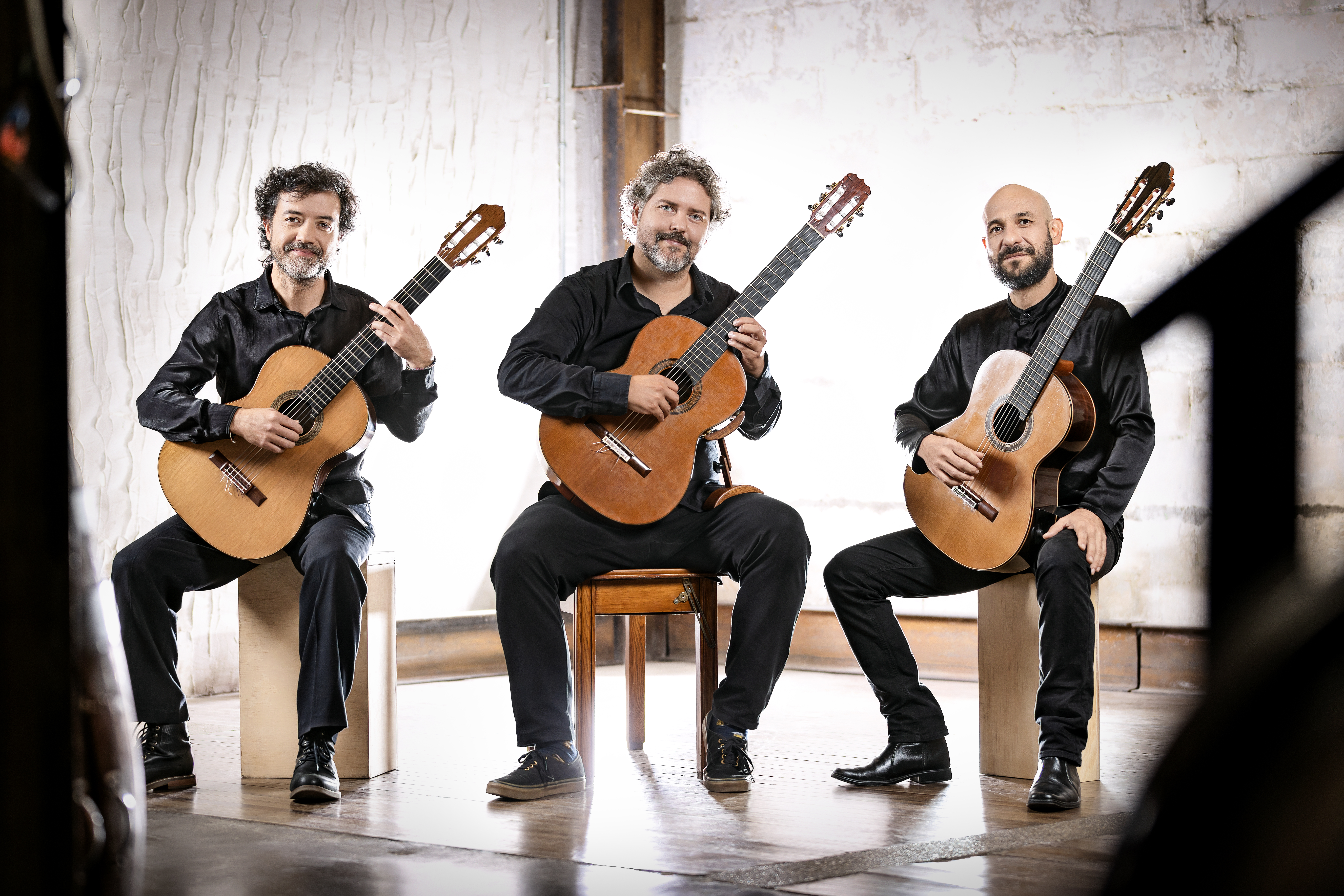 Camilo Giraldo, César Quevedo y Guillermo Bocanegra integran el trío Trip Trip Trip. / Juan Sebastián Pinilla