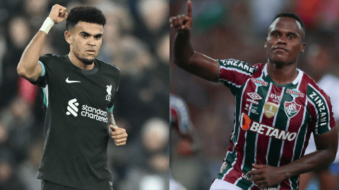 Luis Díaz y Jhon Arias, entre los 10 jugadores con más partidos disputados en 2024