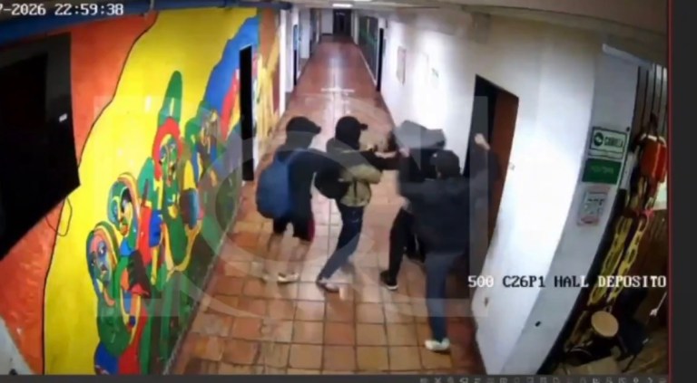 Así fue el ataque a estudiante de la U Nacional: video revela la brutal agresión