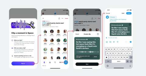 Twitter Spaces ya permite grabar y compartir clips de audio en Android e iOS