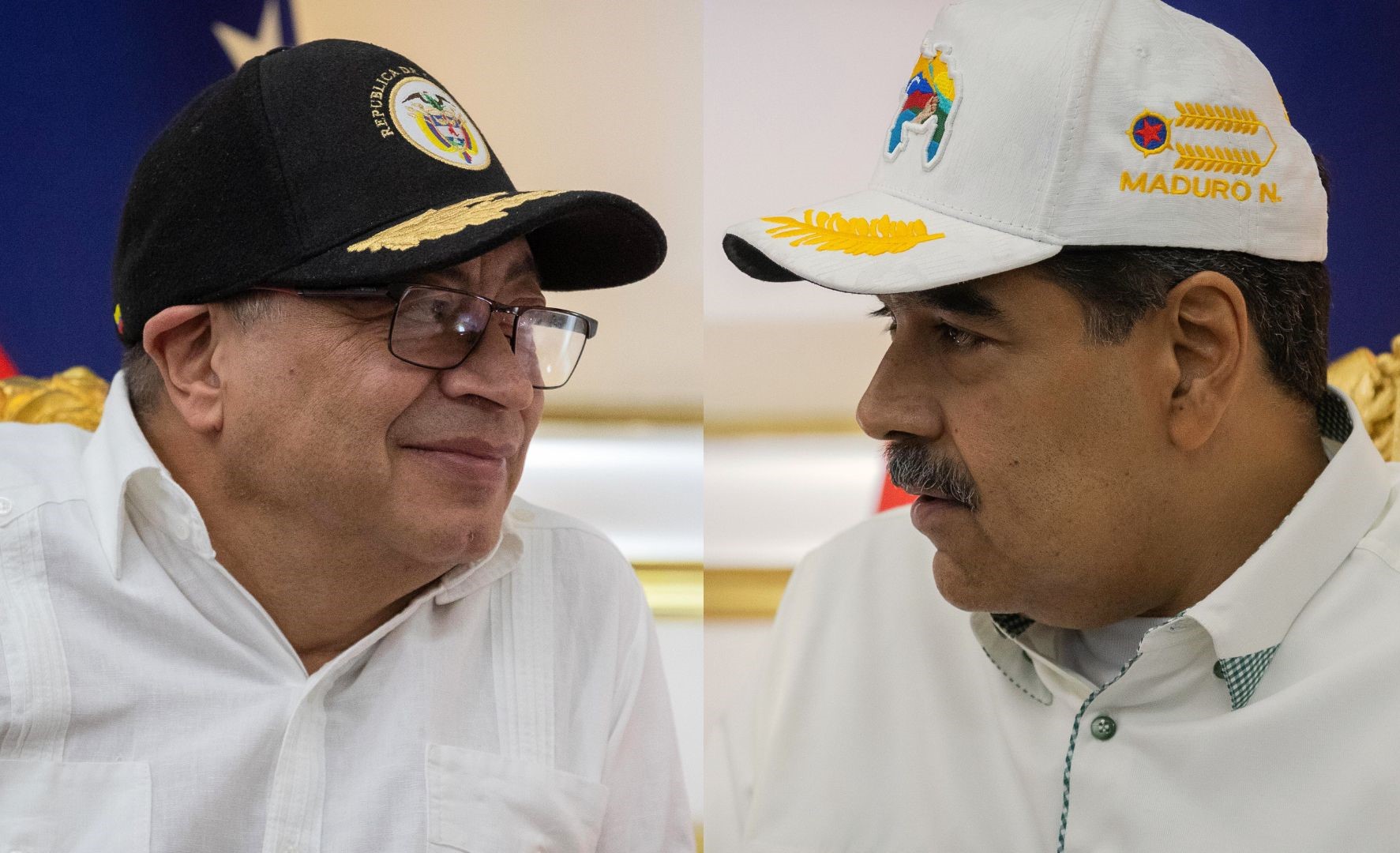 Presidentes Gustavo Petro y Nicolás Maduro.