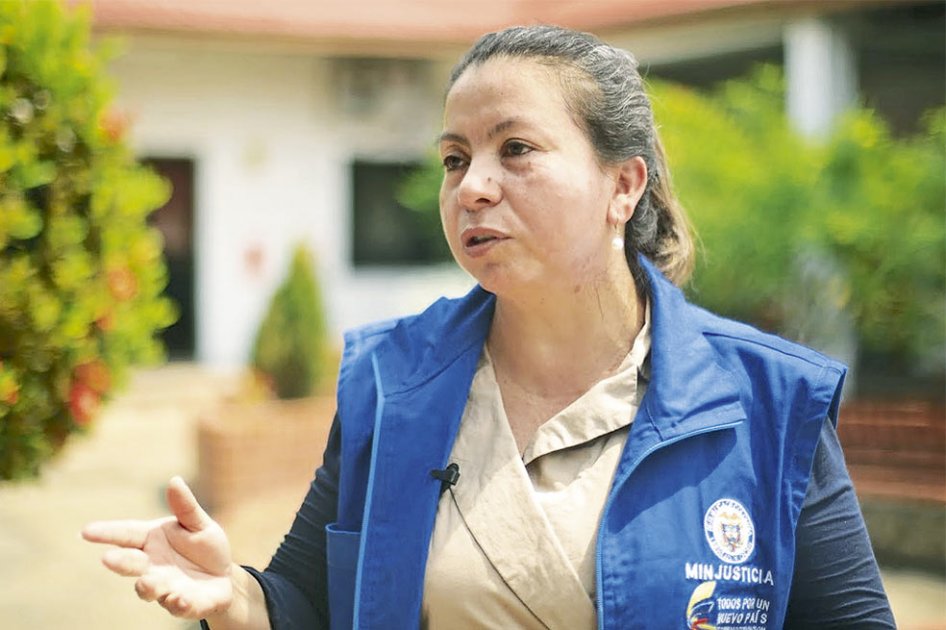 Cisnery Sánchez se vinculó en 2012 al programa de conciliación en equidad, adscrito al Ministerio de Justicia. / Cortesía