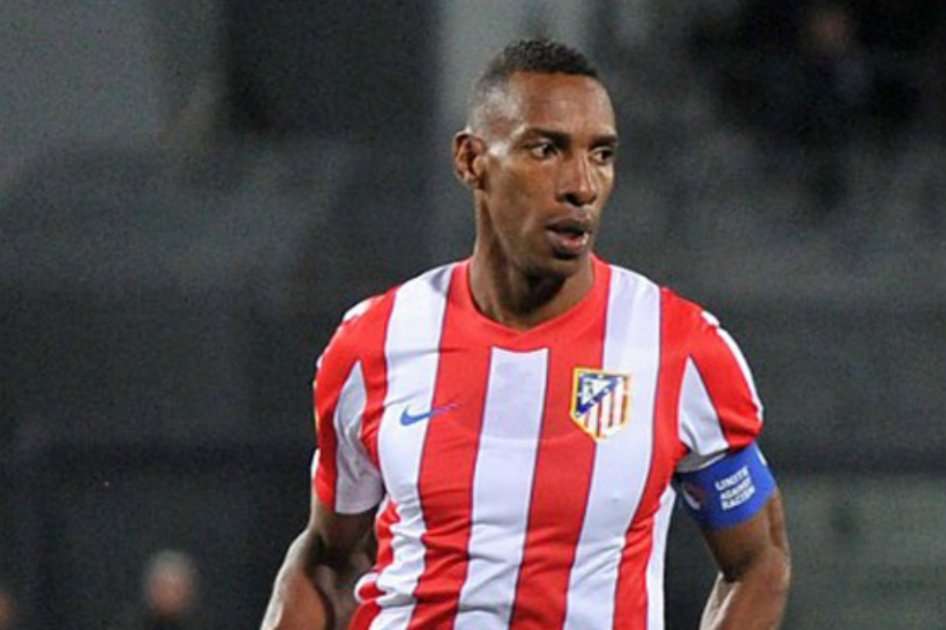 Luis Amaranto Perea, durante su etapa como jugador de Atlético de Madrid. / AFP