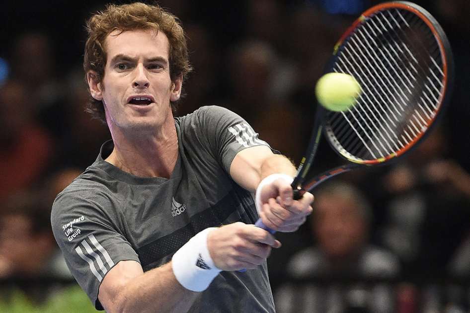Andy Murray, a cuartos de final del ATP 250 de Viena.//AFP