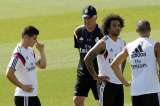 James Rodríguez se entrenó con toda la plantilla del Real Madrid