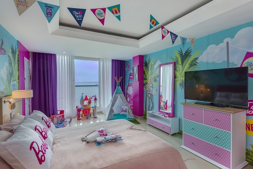 Barbie Room en el Hilton Cartagena.