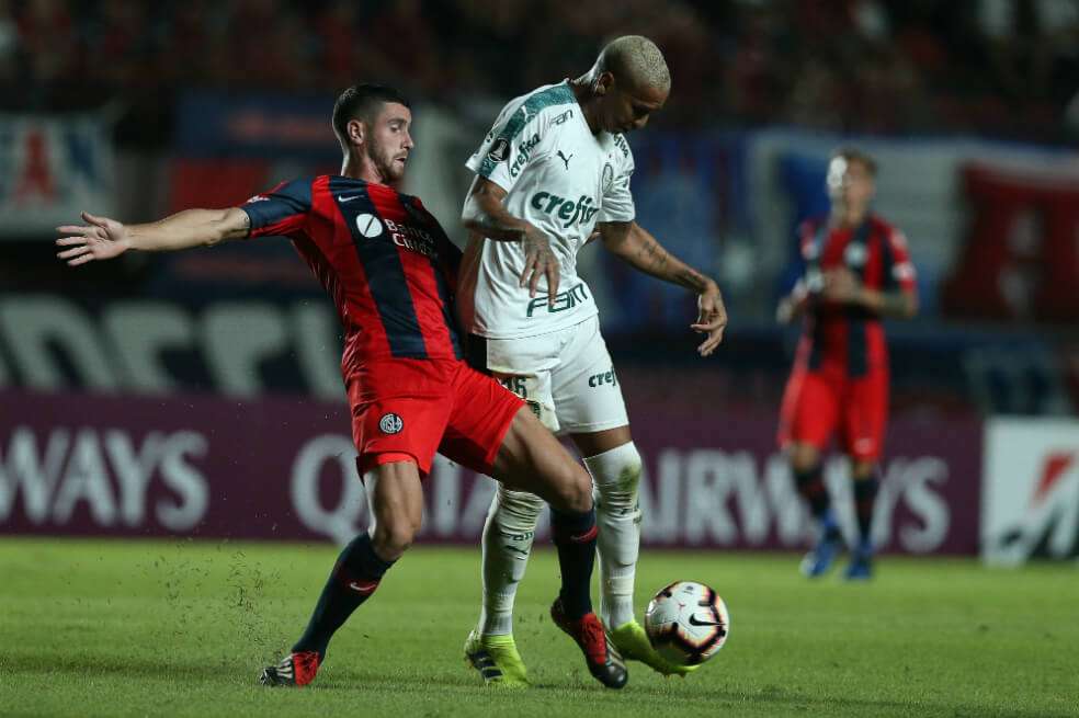 San Lorenzo llegó a siete puntos en la tabla de su grupo en la Copa Libertadores. / EFE