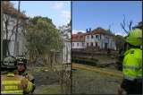 Imágenes del atentado con carro bomba en la Escuela General Santander